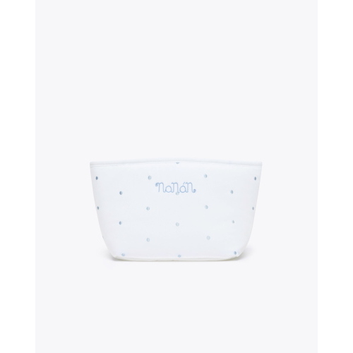 Nanan Cesto Porta Oggetti Sweet Dots Azzurro