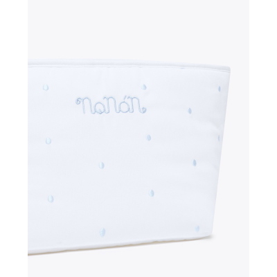 Nanan Cesto Porta Oggetti Sweet Dots Azzurro