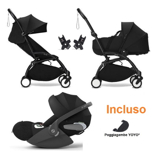 Kit Nascita neonato Trio Yoyo 3 con isofix e Tripp Trapp