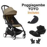 Stokke baby Travel System YoYo 3 Black-Toffee e Cloud G3 i-Size