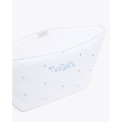 Nanan Cesto Porta Oggetti Sweet Dots Azzurro