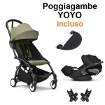 Stokke Baby Travel System Yoyo 3 Olive con Cloud T i-Size