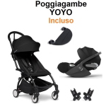 Stokke Baby Travel System YoYo 3 Black con Cloud T i-Size