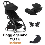 Stokke Baby Travel System YoYo 3 Black con Cloud G i-Size Plus