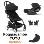 Stokke Baby Travel System YoYo 3 Black con Cloud T i-Size Plus