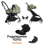 Stokke Trio Yoyo 3 Olive con Cybex Cloud G3 I-Size