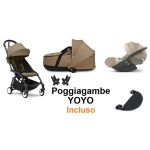 Stokke Trio Yoyo 3 Toffe con Cybex Cloud T Plus I-Size