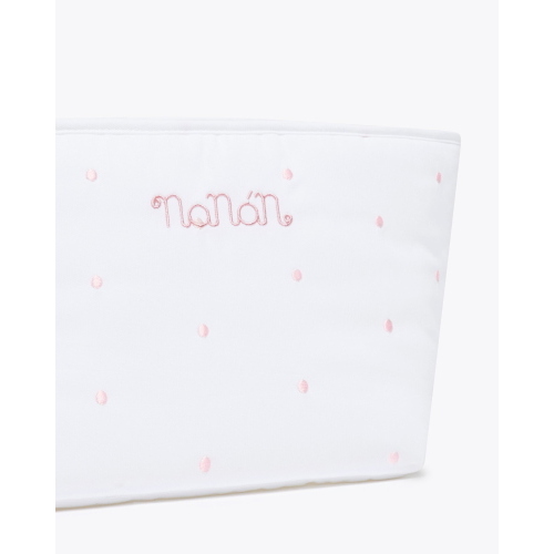 Nanan Cesto Porta Oggetti Sweet Dots Rosa