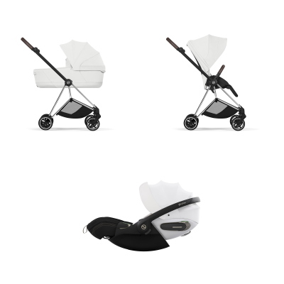 Trio Cybex Mios Chrome Off White con Cloud S Style Off White