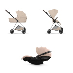 Trio Cybex Mios Chrome Cozy Beige con Cloud S Comfort Cozy Beige