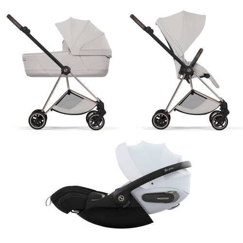 Cybex Trio Mios Style Champagne Gold-City Grey con Cloud S i-Size