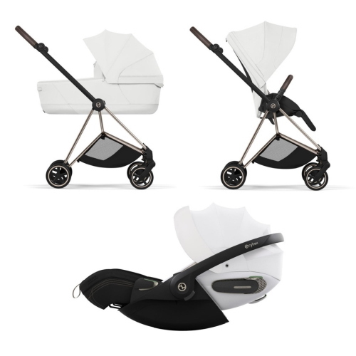 Cybex Trio Mios Style Champagne Gold-Off White con Cloud S i-Size