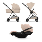 Cybex Trio Mios Style Matt Black-Cozy Beige con Cloud S I-Size