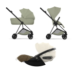 Cybex Trio Mios Style Matt Black-Sage Green con Cloud S I-Size 