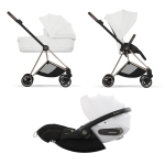 Cybex Trio Mios Style Champagne Gold-Off White con Cloud S i-Size