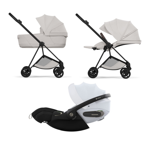 Cybex Trio Mios Style Matt Black-City Grey con Cloud S I-Size