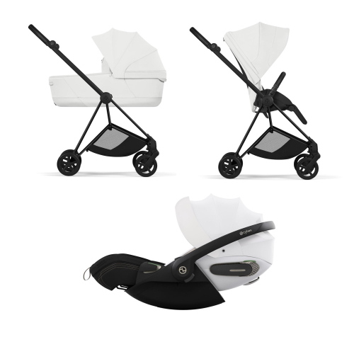 Cybex Trio Mios Style Matt Black- Off White con Cloud S i-Size