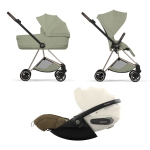 Cybex Trio Mios Champagne Gold-Sage Green con Cloud S i-Size