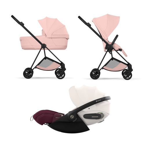 Cybex Trio Mios Style Chrome-Peach Pink con Cloud S I-Size