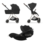 Cybex Trio Mios Champagne Gold-Sepia Black con Cloud S i-Size