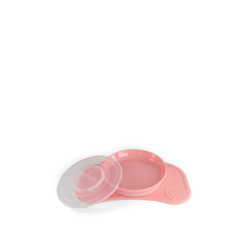 Twistshake Click-Mat Mini + Plate Pastel Pink 