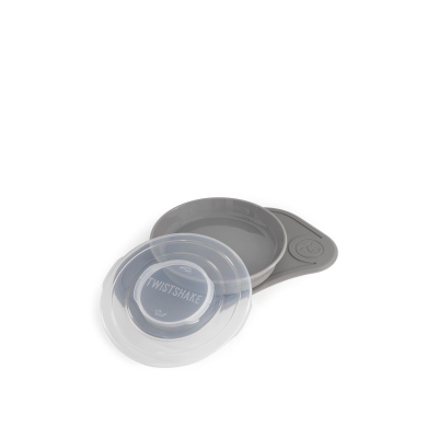 Twistshake Click-Mat Mini + Plate Pastel Grey 