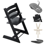 Stokke Seggiolone per neonati Tripp Trapp 5 in 1 Black