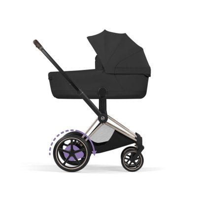 Cybex Trio ePriam Style Champagne Gold-Sepia Black con Cloud T I-Size