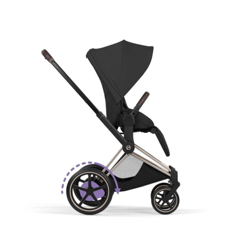 Cybex Trio ePriam Style Champagne Gold-Sepia Black con Cloud T I-Size
