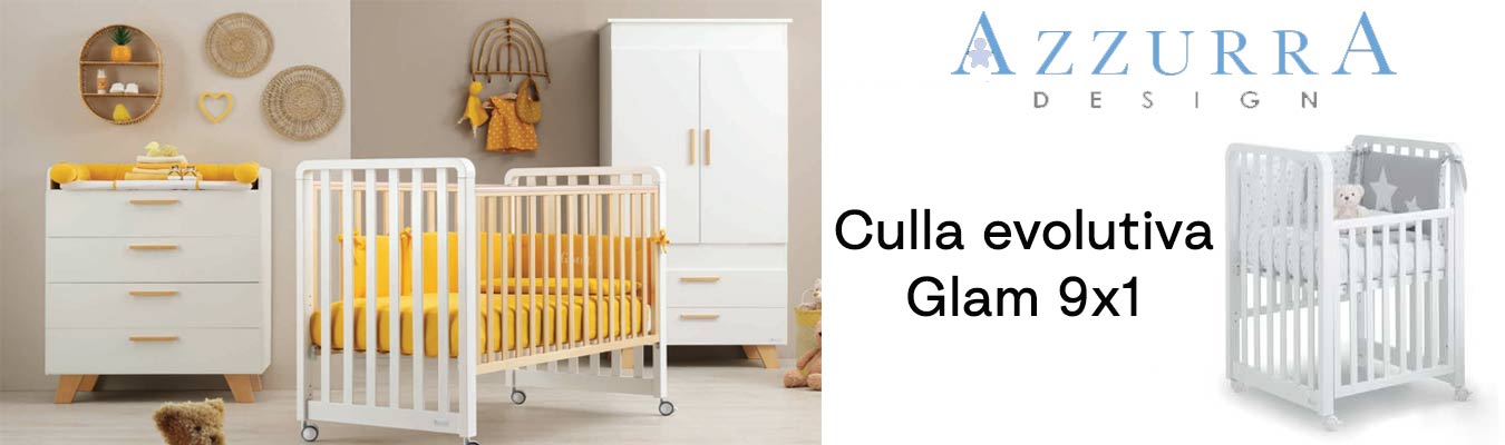 Culla Glam 9x1 Evolutiva in Offerta